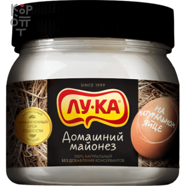 Майонез «Лу-Ка» Домашний 420мл., коробка 12 банок — Корейские товары для всей семьи(КорОпт)