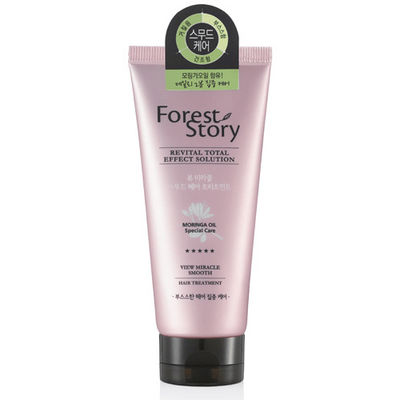 Forest Story View Miracle Smooth Hair Treatment - Средство для гладкости волос с маслом моринги, 200 мл
