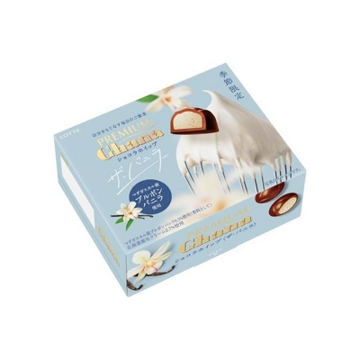Lotte Ghana Premium Vanilla — Шоколад ГАНА Премиум ванильный, 56 г