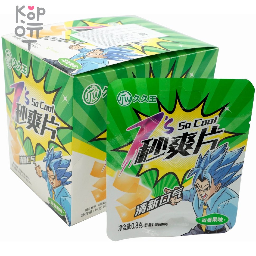 Освежающие пластинки 1's So Cool со вкусом Маракуйи, купить с доставкой на дом фото 1 — Корейские товары для всей семьи(КорОпт)