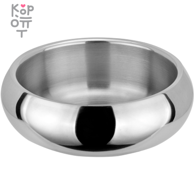 Миска Mr.Kranch Belly Bowl из нержавеющей стали и с нескользящим основанием. — Корейские товары для всей семьи(КорОпт)
