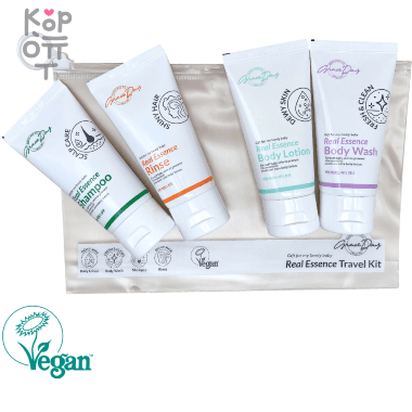 Grace Day Travel Kit - Дорожный набор для волос и кожи головы (шампунь, кондиционер, гель для душа, лосьон для тела). — Корейские товары для всей семьи(КорОпт)