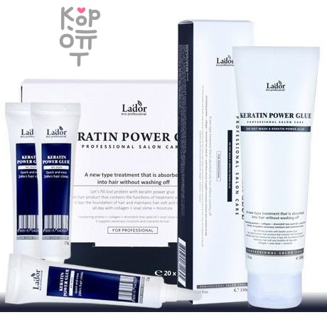 Lador Keratin Power Glue - Профессиональная сыворотка с кератином для секущихся кончиков волос 150 мл