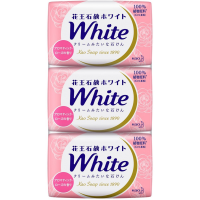 KAO White Aromatic Rose Fragrance Bath Size - Кремовое туалетное мыло с ароматом розы (3шт.*130гр.)
