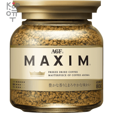 Кофе растворимый AGF Maxim с Насыщенным ароматом и мягким вкусом. — Корейские товары для всей семьи(КорОпт)