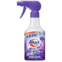 KAO Attack Plus Foam Spray Disinfection - Дезодорирующий спрей-пятновыводитель для белья, антибактериальный, с ароматом Свежего Мыла 300мл.