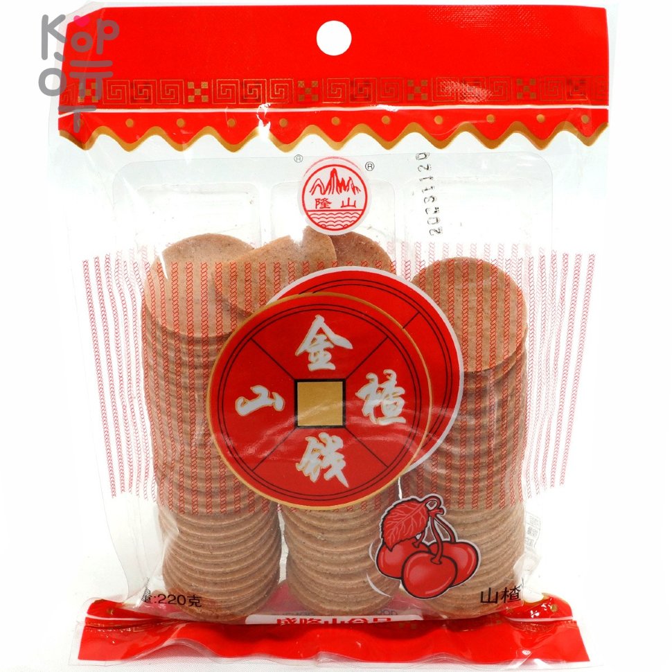 Пастила из боярышника ShenLong, 220гр., купить с доставкой на дом фото 1 &mdash; Корейские товары для всей семьи(КорОпт)