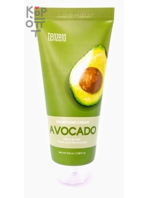 Tenzero RELIEF HAND CREAM SHEA BUTTER AVOCADO - Увлажняющий и питательный крем для рук с авокадо и маслом ши 100 мл