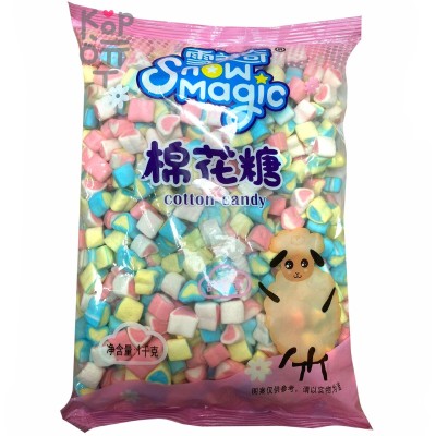Маршмеллоу Snowmagic Ассорти вкусов Клубники, Персика, Винограда, Манго и Апельсина, Микс, 1кг