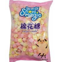 Маршмеллоу Snowmagic Ассорти вкусов Клубники, Персика, Винограда, Манго и Апельсина, Микс, 1кг