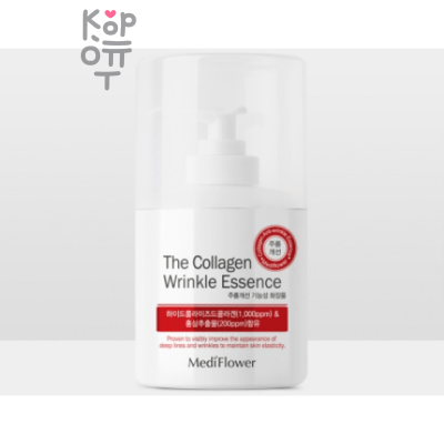 Medi Flower Essence Collagen Wrinkle - Эссенция для лица против морщин с коллагеном 250 мл