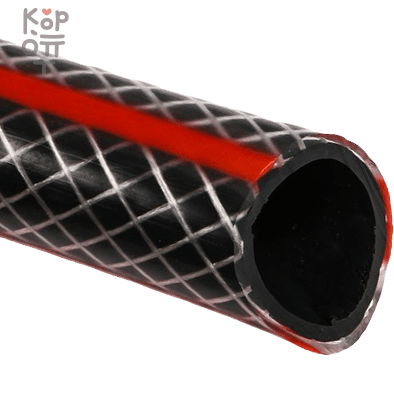 Шланг поливочный ПВХ усиленный премиум,пищевой трехслойный армированный 1/2", 25м Вихрь, купить с доставкой на дом фото 1 — Корейские товары для всей семьи(КорОпт)