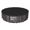 Каркасный бассейн Bestway Steel Pro MAX Frame Pool модель 5614Z, 427х107см(13030л.), имитация дерева (мореный дуб), круглый, купить с доставкой на дом фото 5 — Корейские товары для всей семьи(КорОпт)