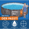 Каркасный бассейн Bestway Steel Pro MAX Frame Pool модель 5614Z, 427х107см(13030л.), имитация дерева (мореный дуб), круглый, купить с доставкой на дом фото 9 — Корейские товары для всей семьи(КорОпт)