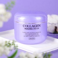 Jigott Collagen Healing Cream - Крем для лица Коллаген, с выраженным лечебным эффектом 100 мл