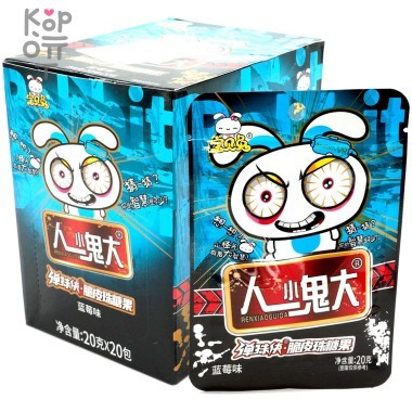 Драже Crispy Bead Candy - Хищный заяц Не будь таким добрым! со вкусом Черники — Корейские товары для всей семьи(КорОпт)