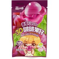 Мармелад 3D Peelable Fudge - Фруктовая помадка со вкусом Винограда