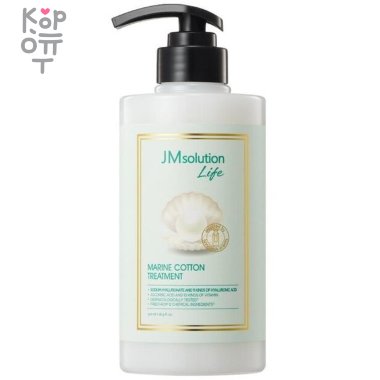 JMsolution Life Marine Cotton Treatment - Маска для волос с экстрактом морского хлопка 500мл.   — Корейские товары для всей семьи(КорОпт)