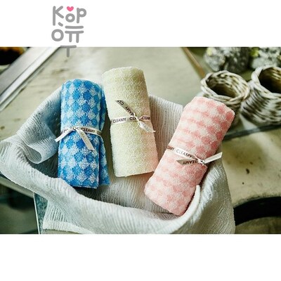 SUNG BO Мочалка для душа Diamond Shower Towel - №153 28 см × 90 см средней жесткости, нейлон, полиэстер