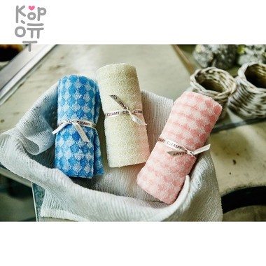 SUNG BO Мочалка для душа Diamond Shower Towel - №153 28см*90см средней жесткости, нейлон, полиэстер &mdash; Корейские товары для всей семьи(КорОпт)