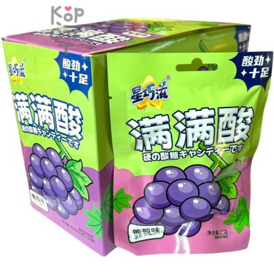 Кислая карамель Star Sour Candy - Кислота со вкусом Винограда
