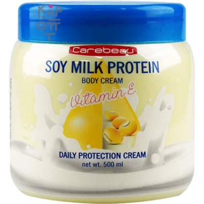 Carebeau Soy Milk Protein Body Cream - Крем для тела с соевым протеином, 500мл.    