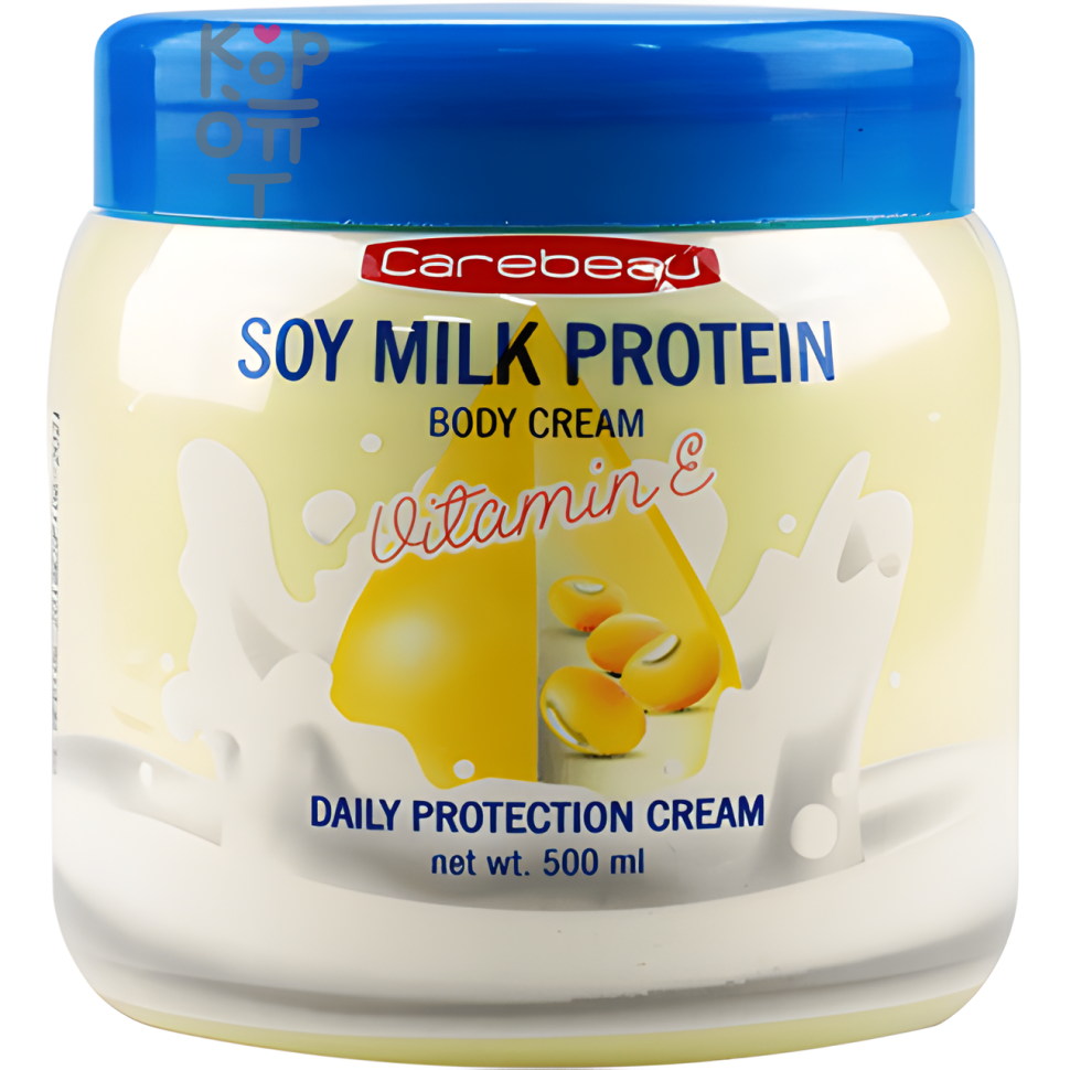 Carebeau Soy Milk Protein Body Cream - Крем для тела с соевым протеином, 500мл.    