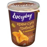 Everyday Крем-суп грибной с лисичками и пшеничными сухариками