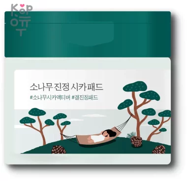 Round Lab Pine Calming Cica Pad - Успокаивающие пилинг-пэды с экстрактом игл сосны 50шт.  — Корейские товары для всей семьи(КорОпт)