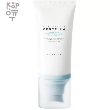 Skin1004 Madagascar Centella Hyalu-Cica Water-Fit Sun Serum SPF50+ PA++++ - Солнцезащитная сыворотка с Гиалуроновой Кислотой и Центеллой 50мл. — Корейские товары для всей семьи(КорОпт)