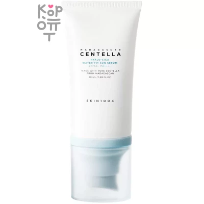 Skin1004 Madagascar Centella Hyalu-Cica Water-Fit Sun Serum SPF50+ PA++++ - Солнцезащитная сыворотка с Гиалуроновой Кислотой и Центеллой 50мл.