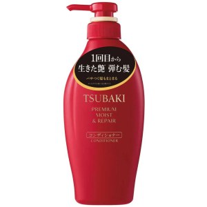 SHISEIDO TSUBAKI Premium Moist &amp; Repair Shampoo - Увлажняющий шампунь для сухих волос с Маслом Камелии 450мл.