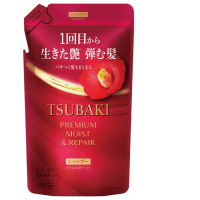 SHISEIDO TSUBAKI Premium Moist & Repair Shampoo - Увлажняющий шампунь для сухих волос с Маслом Камелии 450мл.