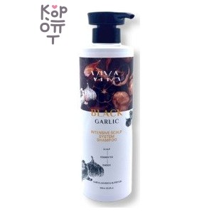 VIYA — Black Garlic Scalp Shampoo — интенсивный шампунь с экстрактом чёрного чеснока, 600 мл