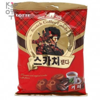LOTTE Scotch Coffee Candy - Карамель Леденцовая, Скотч КОФЕ, 157гр.