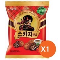 LOTTE Scotch Coffee Candy - Карамель Леденцовая, Скотч КОФЕ, 157гр.