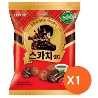 LOTTE Scotch Coffee Candy - Карамель Леденцовая, Скотч КОФЕ, 157гр.