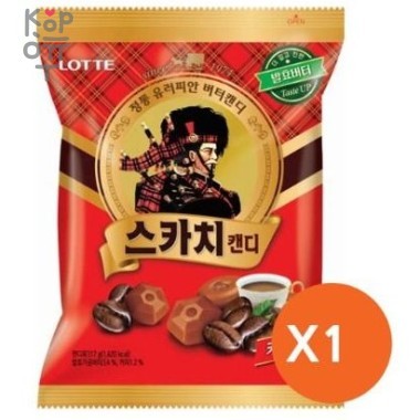 LOTTE Scotch Coffee Candy - Карамель Леденцовая, Скотч КОФЕ, 157гр. &mdash; Корейские товары для всей семьи(КорОпт)