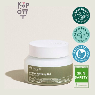 Mary&amp;May Sensitive Soothing Gel Blemish Cream - Успокаивающий крем-гель, 70 г