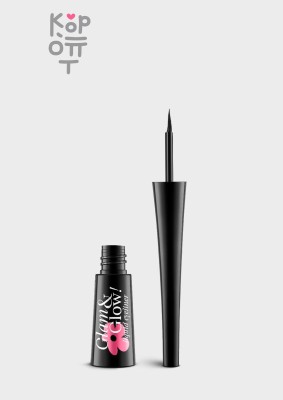 MONIC BEAUTY Glam&amp;GLOW жидкая подводка для глаз, чёрная