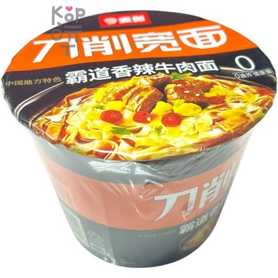 Лапша быстрого приготовления DaoXiaoMian cо вкусом тушеной говядины 130гр., (1/12)