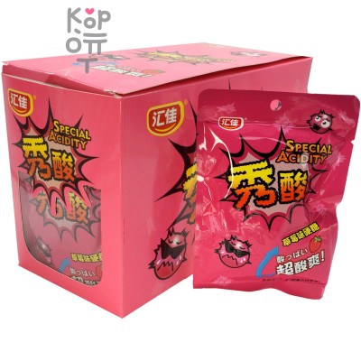 Кислая карамель YinYi Special Acidity Candy - с леденящим вкусом Клубники