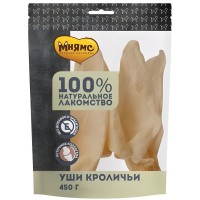 Мнямс лакомство для собак Уши кроличьи