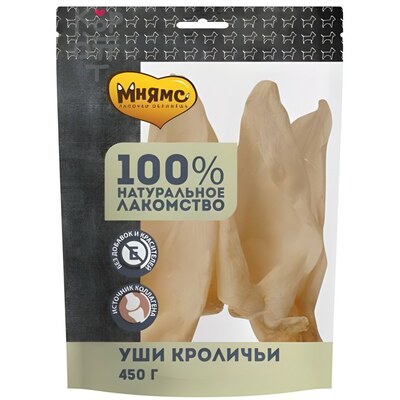 Мнямс лакомство для собак Уши кроличьи