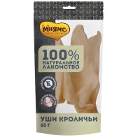 Мнямс лакомство для собак Уши кроличьи