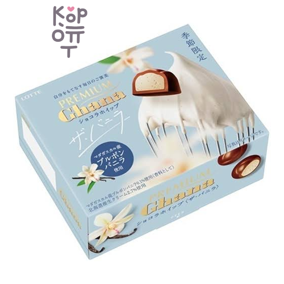 Lotte Ghana Premium Vanilla — Шоколад ГАНА Премиум ванильный, 56 г