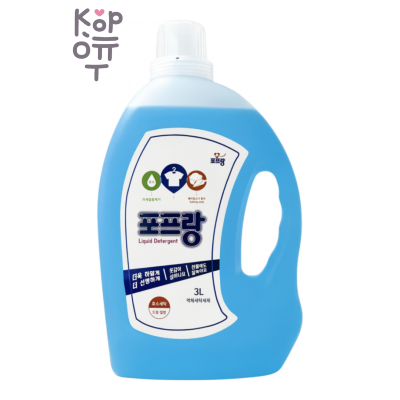 VPK — Liquid Detergent — Высококонцентрированный гель с ферментами и пищевой содой для стирки белья в холодной воде, 3 л