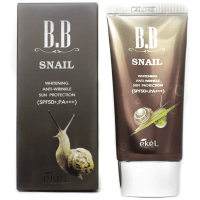 EKEL Snail Anti Wrinkle Sun Protection BB CREAM - Крем для лица с Муцином Улитки SPF 50+, PA+++, 50мл.