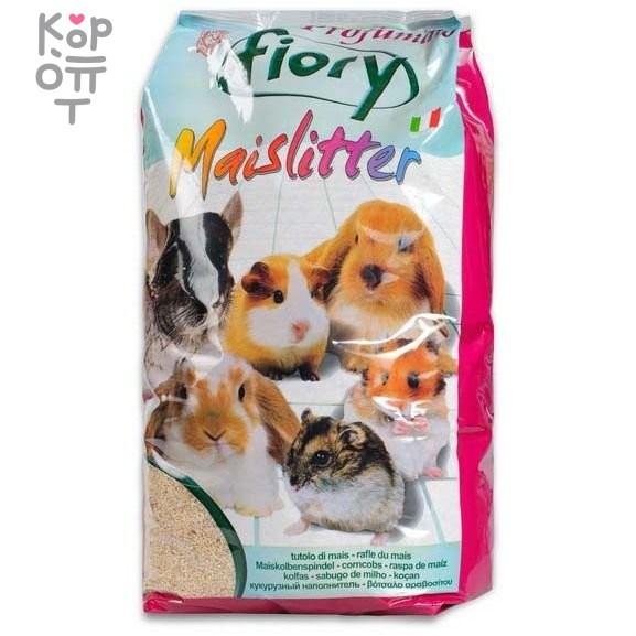 FIORY наполнитель кукурузный для грызунов Maislitter Profumato дикие ягоды 5 л