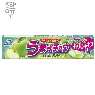 Morinaga Tablet Candy - Конфеты жевательные Hi-Chew со вкусом зеленого яблока 12шт., 55,2гр.  &mdash; Корейские товары для всей семьи(КорОпт)